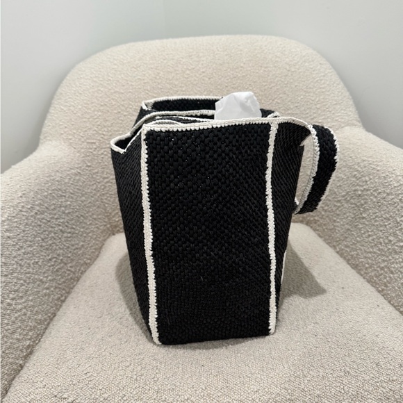 Loewe large black Raffia Paula collab - Picture 9 of 13